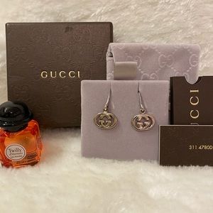 Authentic Gucci Silver Earrings